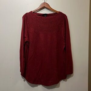 LANE BRYANT raspberry red sweater size 14/16